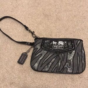 Small coach wristlet